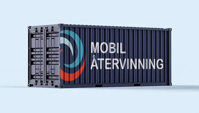 Bilden visar Pantamera Express på Kartånsens återvinningcentral